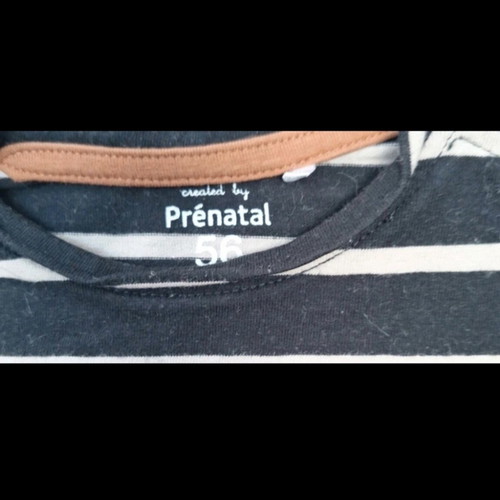 Prénatal striped long sleeve baby shirt size 56