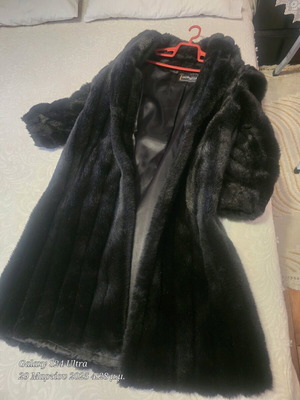 Γούνα παλτό Olympia Αμερικής μεταχειρισμένο, μεγάλη