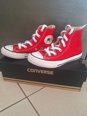 Converse All Star παιδικά παπούτσια σαν καινούργια, νούμερο 32, κόκκινα