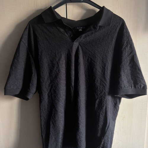 Armani Exchange polo shirt new, size medium, black