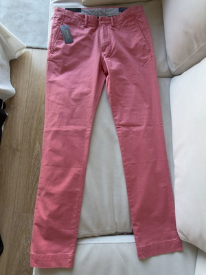 Панталон Polo Ralph Lauren нов slim stretch розов размер 33-34