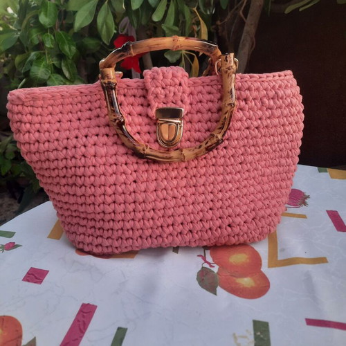 Handmade knitted bag new