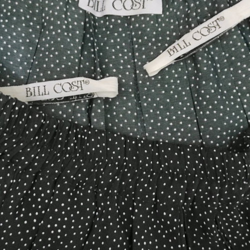 Bill Cost pleated skirt like new, black and white polka dot
