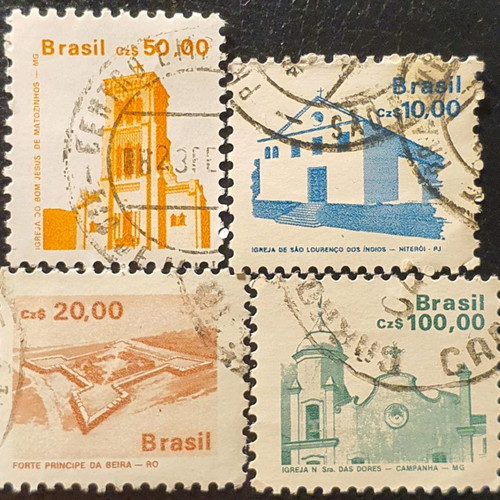 Brazilian stamps 4 series 1987