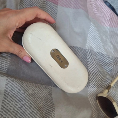 Vintage Chloe sunglasses used, beige