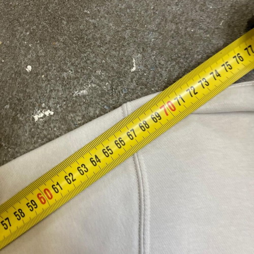 Nike Big Logo Sweater Y2K 2000s XL creme vintage wornlook