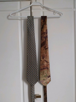 Set of 2 handmade ties new