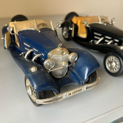 Mercedes antique model cars Burago 1/18 used, very old, rare