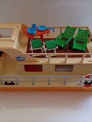 Playmobil 3540 Pleasure Boat vintage used with figures and accessories