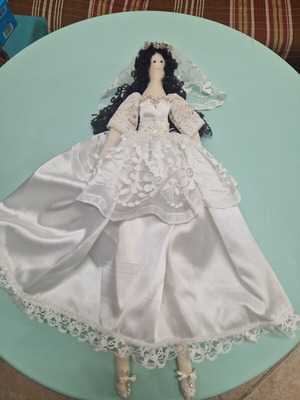 Handmade bride doll new