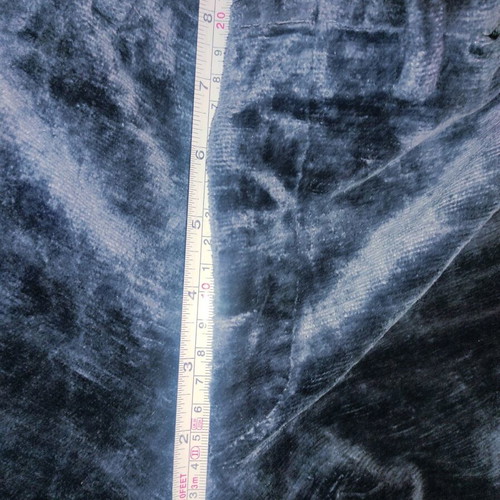 Velvet flare trousers blue used, size XS