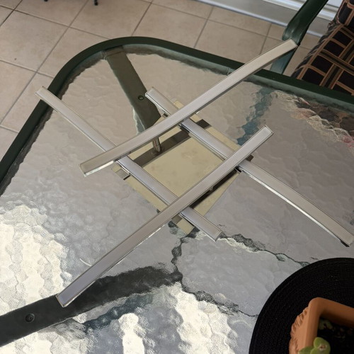 Modern LED Ceiling Light Chrome like new