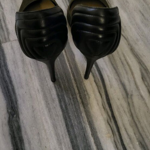 Buffalo London shoes green velvet pumps new size 39