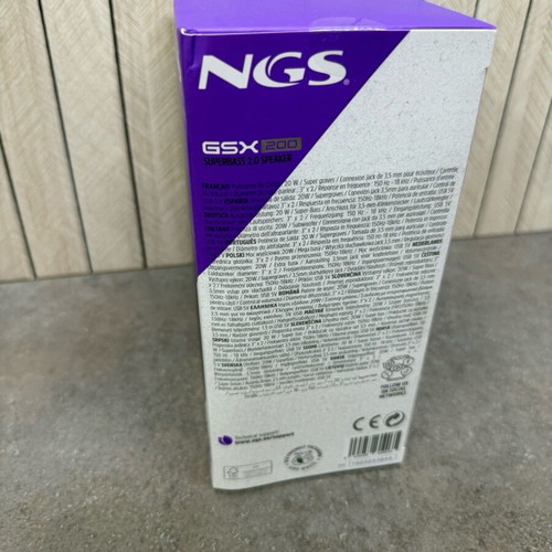 NGS GSX 200 Gaming Speakers 2.0 New, USB Powered