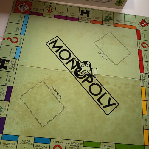 Monopoly Vintage Greek Edition in Drachmas like new, classic board game