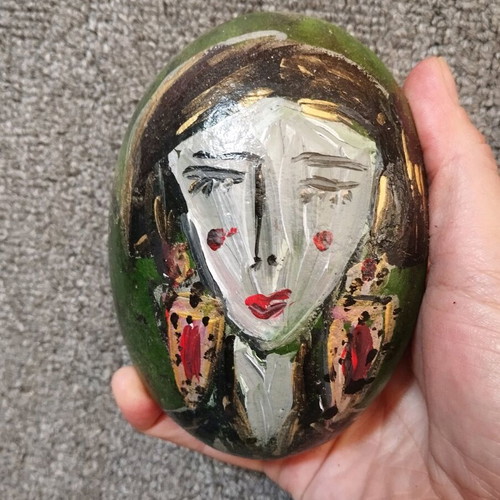 Stones 3, hand-painted, final price 4 euros