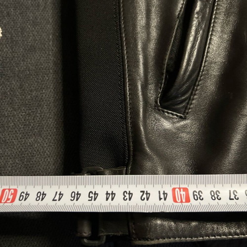 Dainese Black Leather Motorcycle Jacket used, size 46