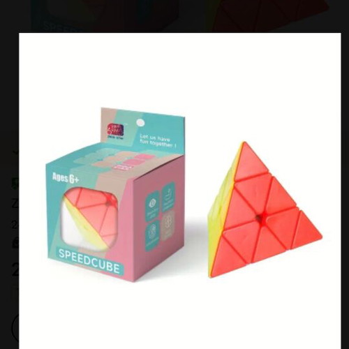 Speed Cube Pyramid Ziina Star new with fast and smooth rotation