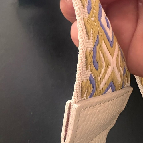 Woven strap with leather new for bags