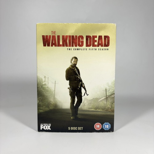 The Walking Dead The Complete Fifth Season DVD used with English subtitles