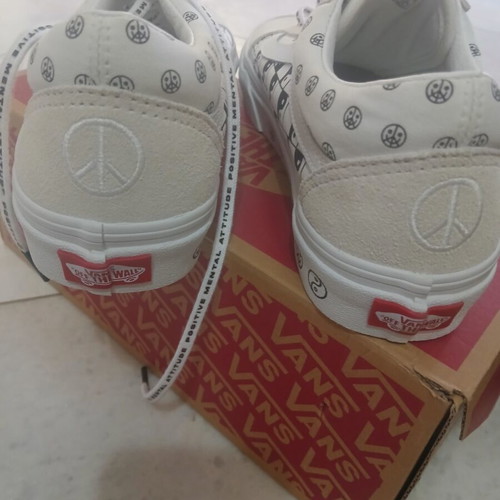 Vans Old Skool Yin Yang Casual Shoes new, size 38.5, white