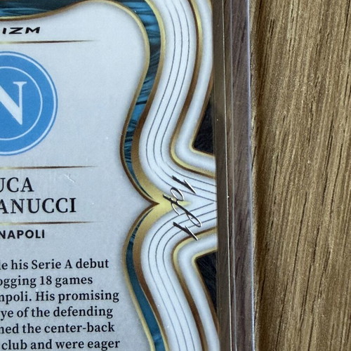 Luca Marianucci Select Mezzanine Black Prizm 1/1 Rookie Card 2025-26 Panini Select