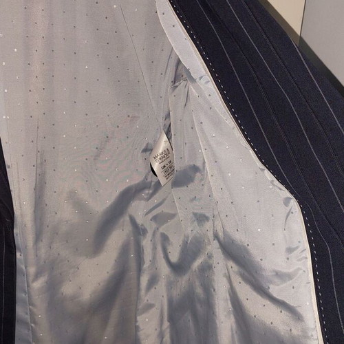 Marks & Spencer women's blazer dark blue striped, like new, size 16