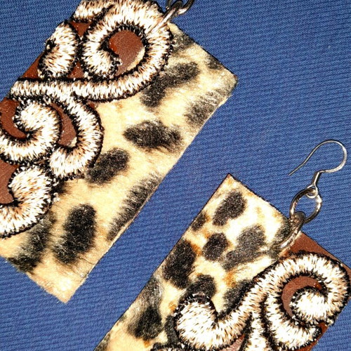Handmade earrings with stainless hypoallergenic hook multicolored made to order