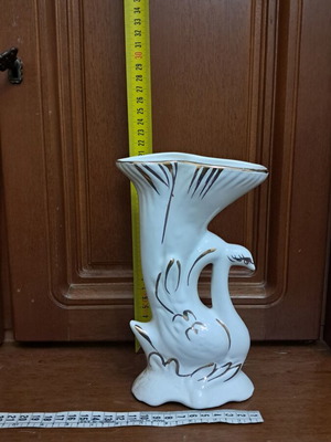 Porcelain and iron candlestick new
