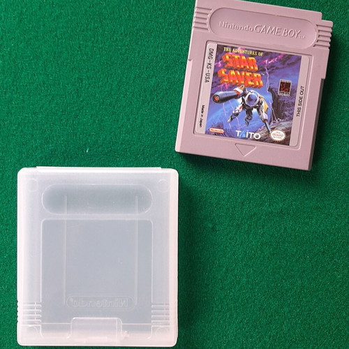 The Adventures of Star Saver Nintendo Game Boy used with stain