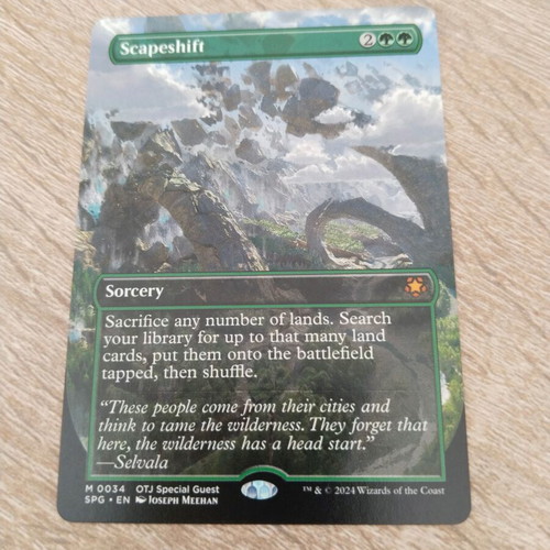 Magic the Gathering κάρτα Scapeshift καινούργια