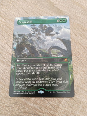 Magic the Gathering κάρτα Scapeshift καινούργια