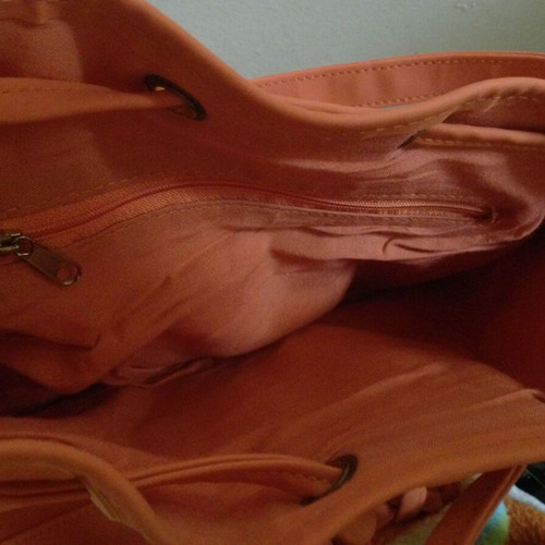 Avène Eau Thermale shoulder bag used, orange