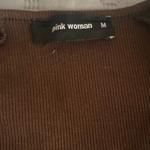 Lycra t-shirt brown medium size like new Pink Woman