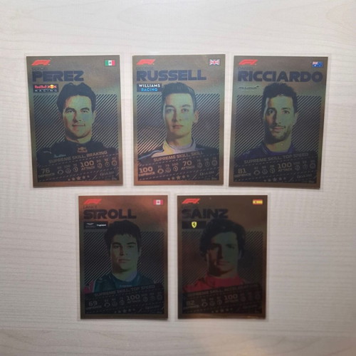 Supreme Skill Topps F1 Turbo Attax 2021 Card Pack of 5 new