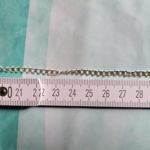 Silver 925 DNA twisted chain anklet new