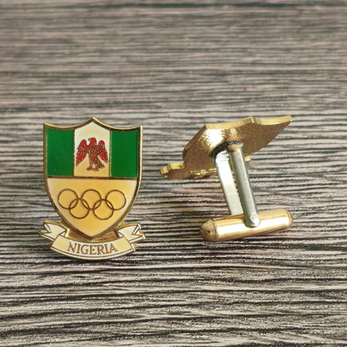 Nigeria Olympic Committee Athens 2004 cufflinks