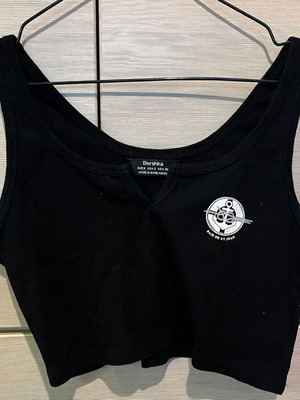 Black tank top size S like new