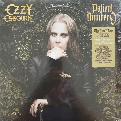Ozzy Osbourne Patient Number 9 limited edition crystal clear vinyl new