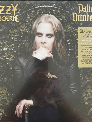 Ozzy Osbourne Patient Number 9 limited edition crystal clear vinyl new