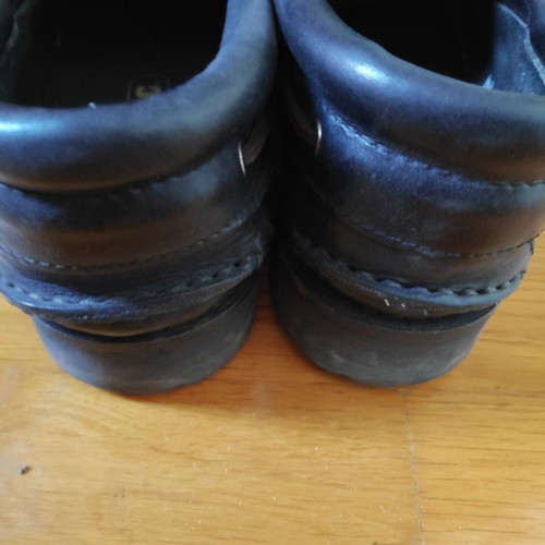 Canguro Original men's leather shoes used, black