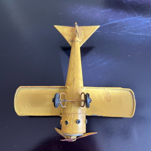 Vintage tin airplane like new for modeling