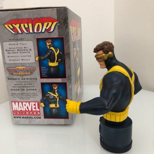 Cyclops Jim Lee Bowen Resin Bust new, Uncanny X-Men Marvel Comics