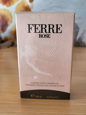 Gianfranco Ferre rose shower gel new 200ml with rose scent