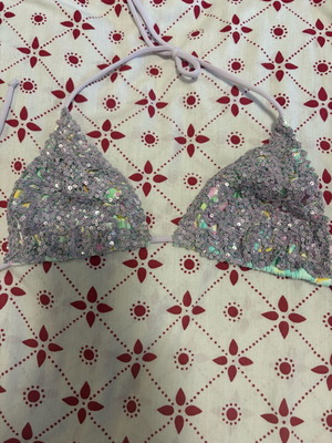 Sequin swimsuit like new, size S