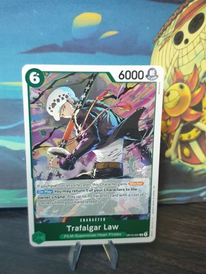 Trafalgar Law One Piece TCG Card like new