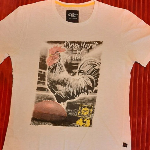 T shirt Clever used, white No XL