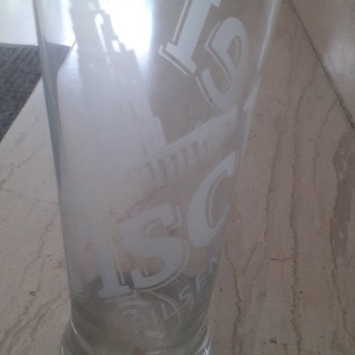 Fischer beer glasses new, set of 6, 500 ml