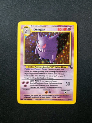 Gengar FO 5 Fossil HOLO ex like new