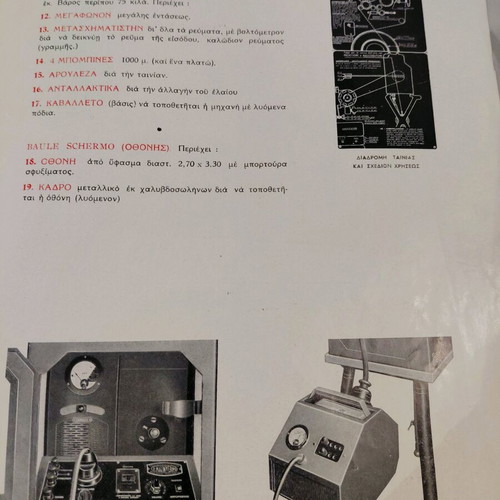 Vintage Excelsior VI movie camera promotional brochure from the 1960s like new